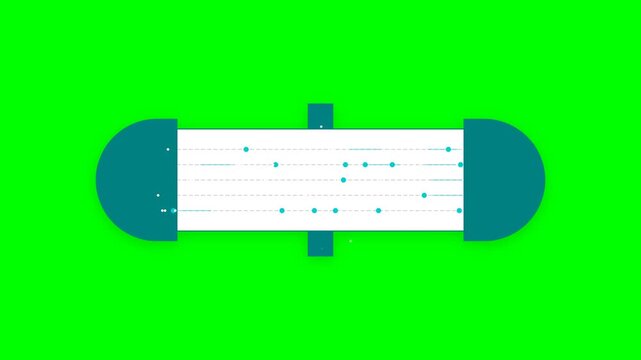 Automated Tangential Flow Filtration Hollow Fiber Cartridge Lab Equipment Animation