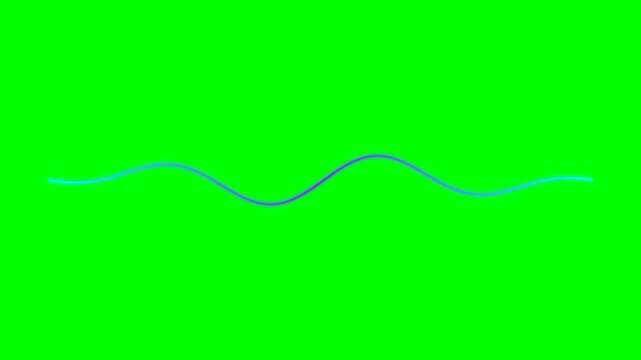 Customer Sentiment Resolution Waveform Animation in Deep Purple and Cyan