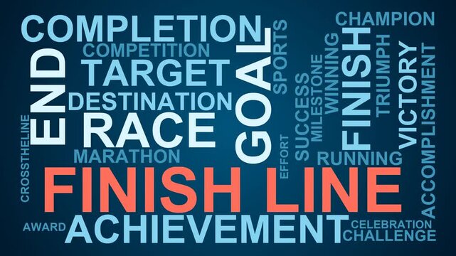 Finish Line Word Cloud