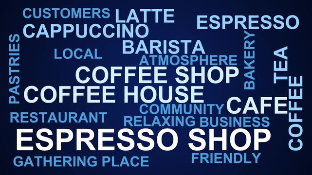 Espresso Shop Word Cloud