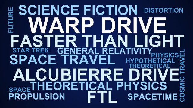 Warp Drive Word Cloud
