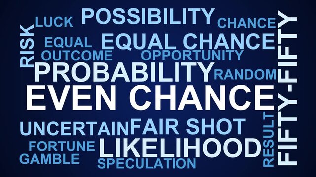 Even Chance Word Cloud