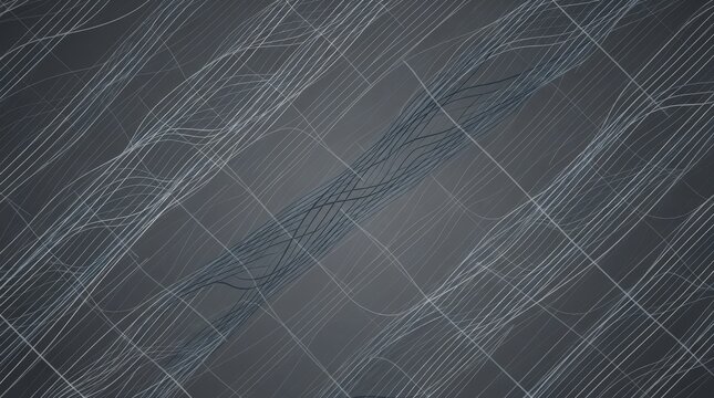 Dark abstract background featuring overlapping diagonal streaks and subtle grid line details