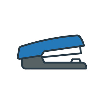 Stapler flat vector icon