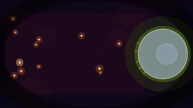 Exosome Targeting Nanoparticle Drug Delivery Animation 4K Loop