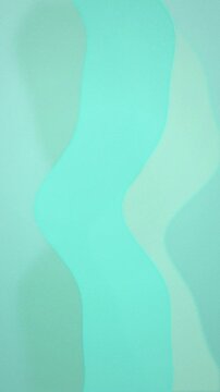 Turquoise wavy line texture seamless loop motion background