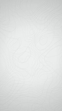 Topographic map lines white embossed paper seamless loop background