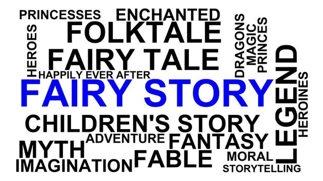 Fairy Story Word Cloud