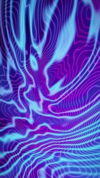 Topographic white contour lines rippling seamless loop background