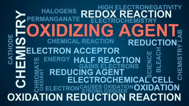 Oxidizing Agent Word Cloud