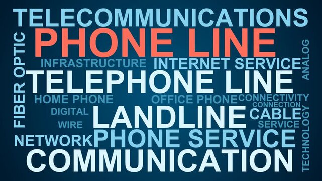 Phone Line Word Cloud