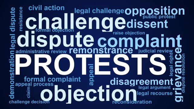 Protests Word Cloud