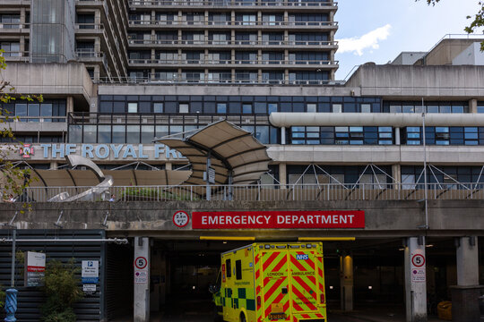 The Royal Free Hospital is a major teaching hospital in the Hampstead area of the London Borough of Camden. Shot on 1st October 2026.