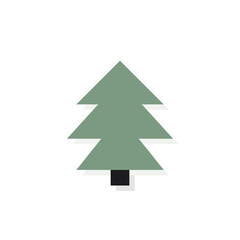 Fototapeta premium Layered evergreen tree for winter holiday season