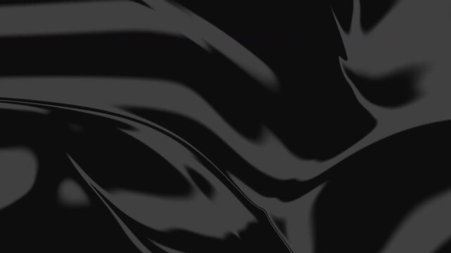 dark abstract liquid metal animation with slow elegant smooth flowing motion for luxury corporate background and modern web design