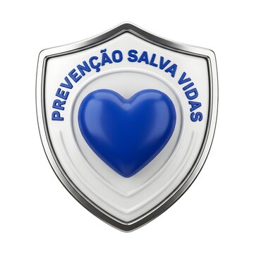 Prevention heart shield medical safety emblem