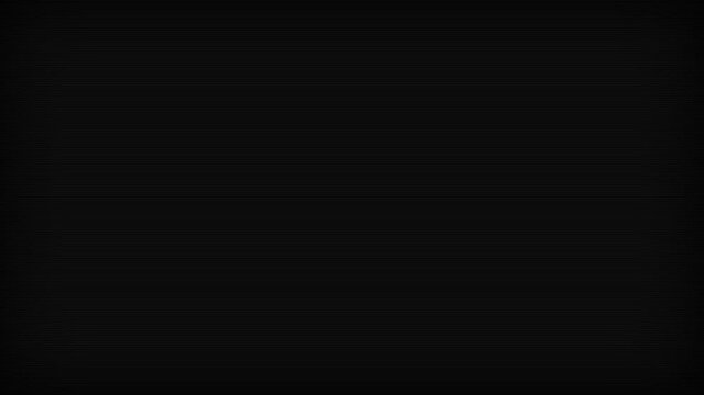 Analog television display showing horizontal scanlines and static lines
