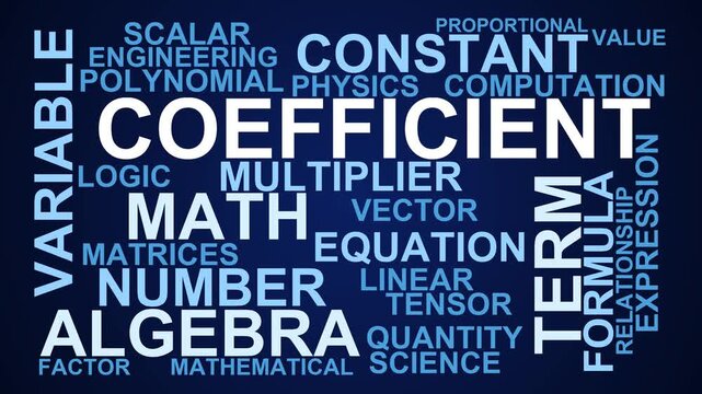 Coefficient Word Cloud