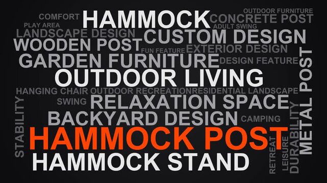 Hammock Post Word Cloud