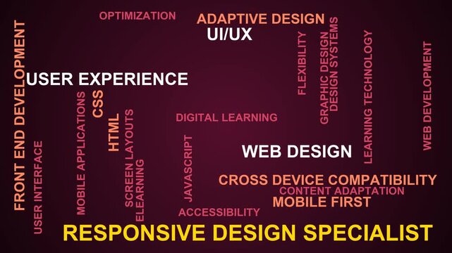 Responsive Design Specialist Word Cloud