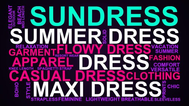 Sundress Word Cloud
