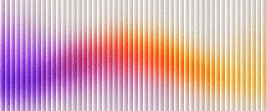 Abstract colorful vertical lines background, vibrant gradient texture with purple and orange stripes, modern minimalist pattern for digital design, rhythmic linear composition for web banner.