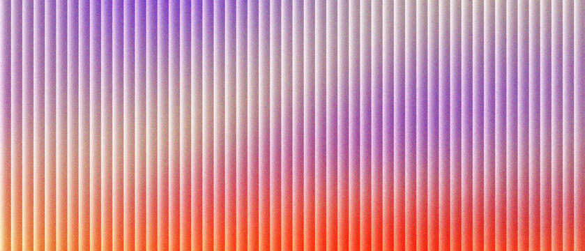 Abstract vertical line pattern with vibrant purple and orange gradient, modern geometric background with colorful stripes, textured linear design for digital wallpaper and creative backdrop.