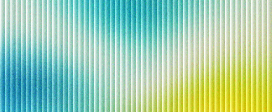 Abstract vertical lines background with teal and yellow gradient, modern geometric pattern with soft ribbed texture and vibrant colors, minimalist linear backdrop for professional presentations