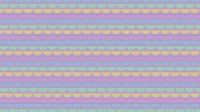 Boucle sans couture : fond de motif &eacute;cailles de poisson arc-en-ciel