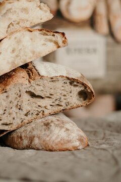 The Soul of Bread": where science meets soul &mdash; golden crust, airy interior, whisper of flour. A tribute to patience, craft, and the quiet magic that happens when time, heat, and grain become one