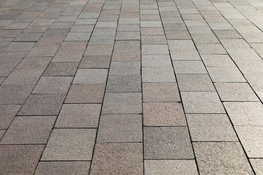 Brick pavement texture background