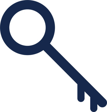 Private key icon, crypto security access vector