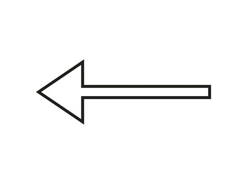 Simple left right arrow icon with double line
