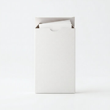 Blank Laundry Detergent Sheet Box Mockup