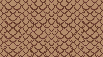 Close-up of Copper Fish Scale Pattern for Textures and Design Elements © CAHAYA