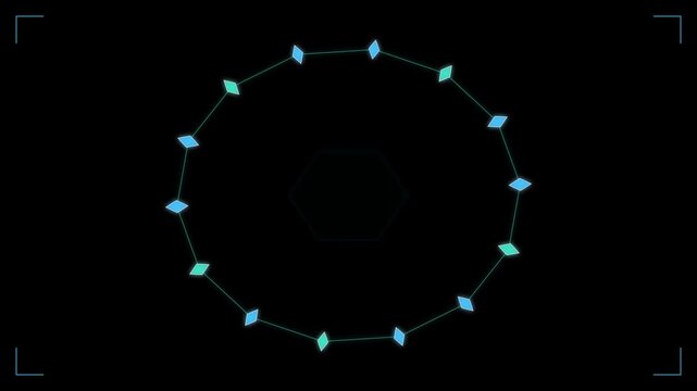 Asset tokenization splitting into fractional shards, seamless loop
