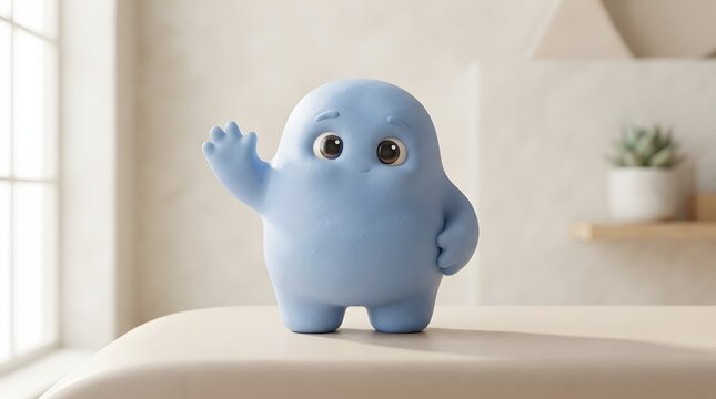 Cute 3D Cartoon Character