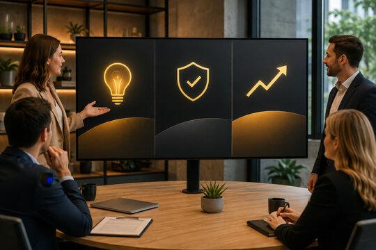 Wide Scenario Planning Dashboard during Team Review