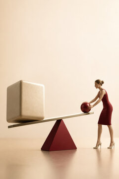 Lever Lifting Project Concept for Leverage, Efficiency, Problem Solving and Business Advantage
