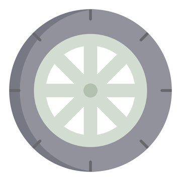 Flat Car Wheel icon