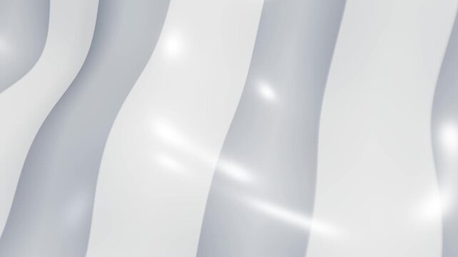 Abstract Wavy Light Gray and White Background with Subtle Highlights
