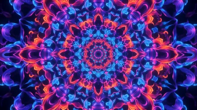 abstract colorful background with circles