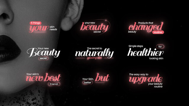 Elegant Beauty Titles