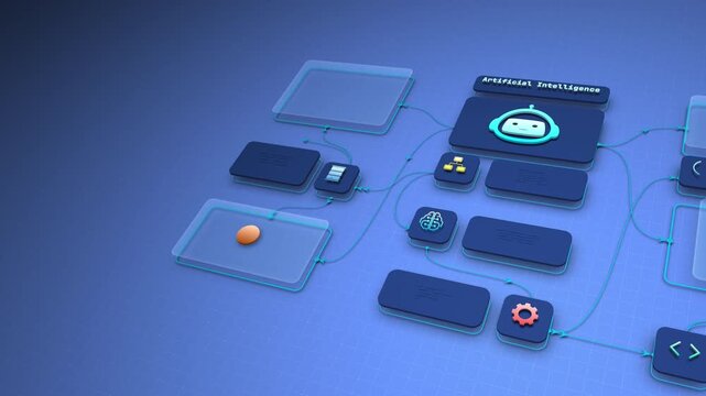 AI Agent Workflow Automation Processing Data and Generating Digital Content