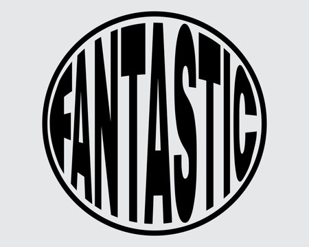 One word graphic for tshirt design and sweatshirt designs