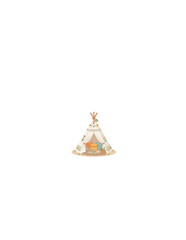 Boho Tribal Teepee Tent Isolated Transparent Background © Ina
