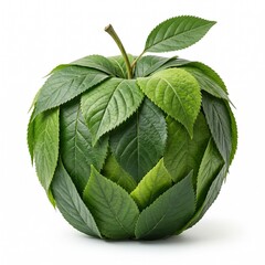 Fototapeta premium Apple Made With Leaf 
