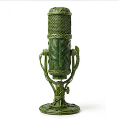 Fototapeta premium Mic Made With Leaf 
