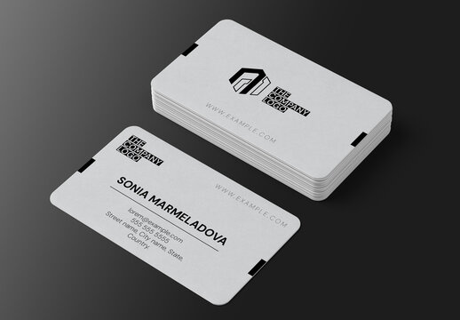 Minimal Creative Business Card Template Layout