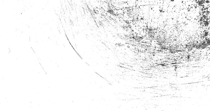 Black and White Gritty Grunge Background with Scratched Surface, Abstract Noise Texture, Rough Grain, Dust and Distressed Vintage Overlay.